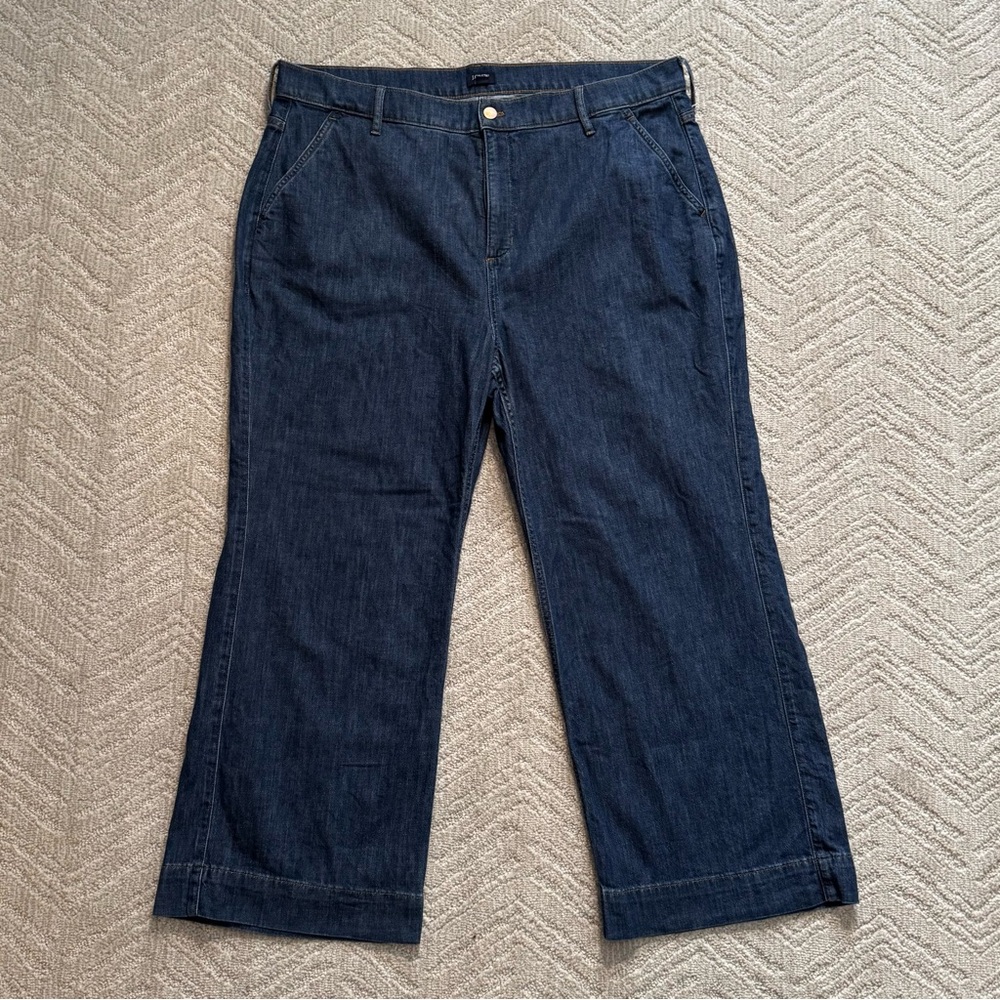 J. Crew Wide Legged Jeans 35P
